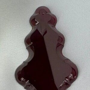 10x Elegant Burgundy Ornaments